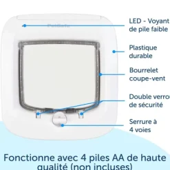 PetSafe Chati Re Avec Puce Lectronique< Chats