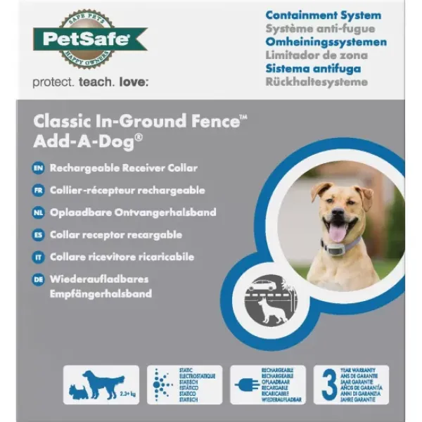PetSafe Collier-R Cepteur Rechargeable In-Ground Fence Classique< Clôtures Anti-Fugue Avec Fil