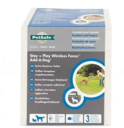 PetSafe Collier-R Cepteur Suppl Mentaire Add-A-Dog® Pour Le Syst Me Anti-Fugue Sans Fil Stay & Play® Wireless Fence< Systèmes Anti-Fugue