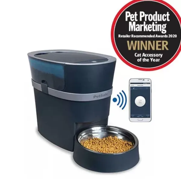 PetSafe Distributeur De Croquettes Connect Smart Feed De ® Pour Chiens Et Chats< Distributeurs De Nourriture