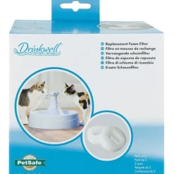 PetSafe Filtre En Mousse De Rechange Drinkwell® Fontaines 360 En Plastique Pour Animaux De Compagnie (Pack De 2)< Filtres De Remplacement Pour Fontaines
