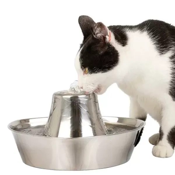 PetSafe Fontaine En Acier Inoxydable ® Pour Animaux De Compagnie Seaside< Fontaines