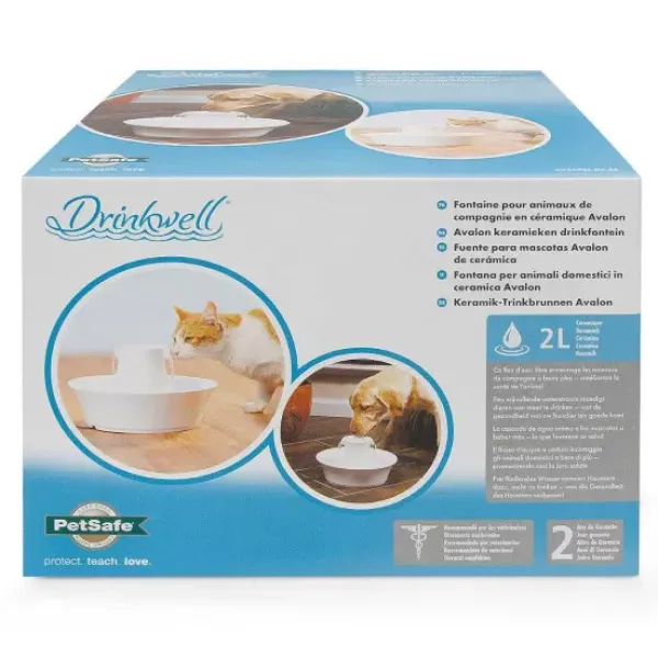 PetSafe Fontaine En C Ramique Pour Animaux De Compagnie Drinkwell® Avalon< Fontaines