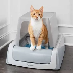 PetSafe Maison De Toilette Autonettoyante Scoopfree , Seconde G N Ration< Bacs À Litière Autonettoyant