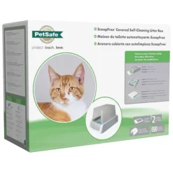 PetSafe Maison De Toilette Autonettoyante Scoopfree , Seconde G N Ration< Bacs À Litière Autonettoyant