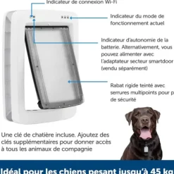 PetSafe Porte Connect E Pour Animaux Smartdoor< Grands Et Très Grands Chiens