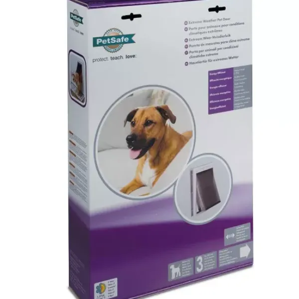 PetSafe Porte Pour Animaux Pour Conditions Climatiques Extr Mes< Grands Et Très Grands Chiens