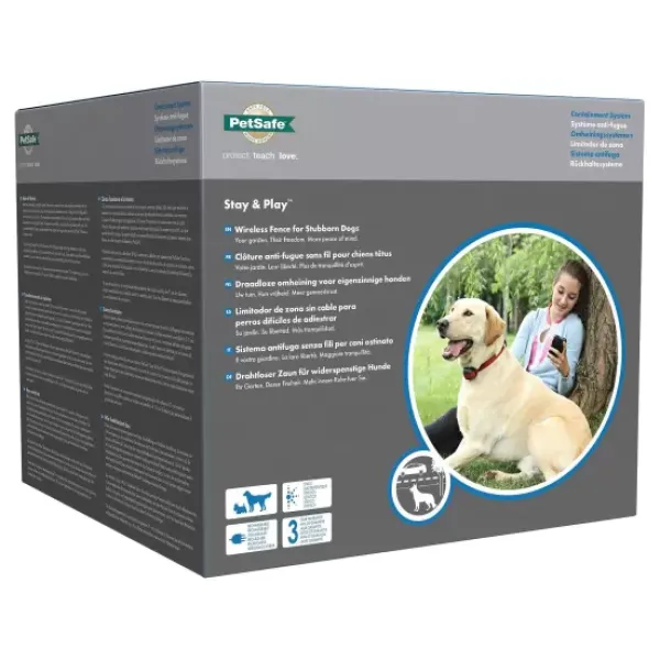 PetSafe Syst Me Anti-Fugue Sans Fil Stay & Play® Pour Chiens T Tus< Clôtures Anti-Fugue Sans Fil